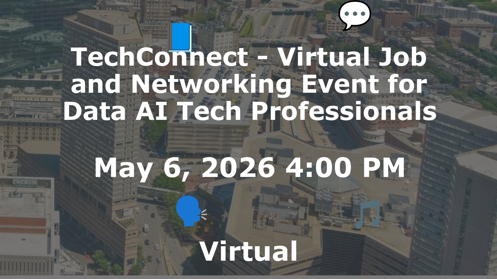 TechConnect - Virtual Job and Networking Event for Data AI Tech Professionals event image